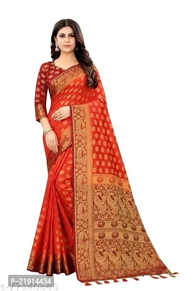 Stylish Art Silk Saree with Blouse piece For Women