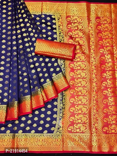 Stylish Art Silk Saree with Blouse piece For Women