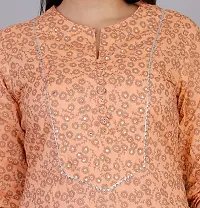 Stylish Fancy Pure Cotton Gota Work Kurti For Women-thumb3