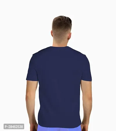 Hinglish Men's I'm in Shape T-Shirt (Navy Blue, Medium)-thumb3