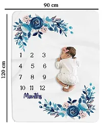 Toys for Baby Monthly Milestone Blanket | 1 to 12 Months | Best for Newborn Boy  Girl, multicolor, Cotton, skin friendly-thumb3