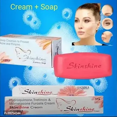 Skin Shine ( Soap + Cream ) Cream 15 Gm , Soap 75 Gm