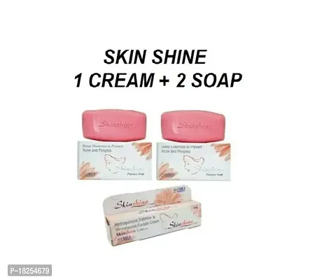 Skin Shine Cream 1 Pcs + Soap 2 Pcs