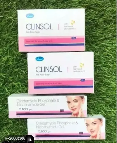 CLINSOL GEL 15 GM 2 Two Pcs + ClinSol Soap @ Pcs-thumb0
