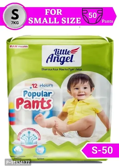 Herbal Hage Little Angel Popular Baby Pants Diaper Combo Of S-50