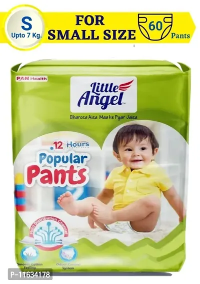 Herbal Hage Little Angel Popular Baby Pants Diaper Combo Of S-60