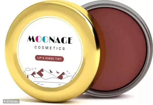 Moonage Natural Charm Wood Brown Lip And Cheek Tint For Multiuse Sandalwood Scent- 8 G