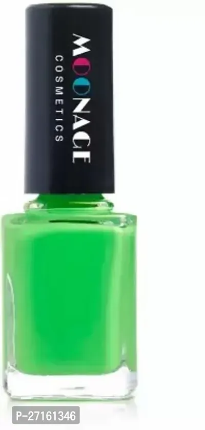 Moonage Nail Polish Long Lasting Quick Dry Chip Lacquer Lucifer 54 Parrot Green-thumb0
