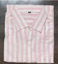 Stylish Men Khadi Cotton Long Sleeves Casual Shirt-thumb2