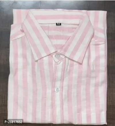 Stylish Men Khadi Cotton Long Sleeves Casual Shirt-thumb3
