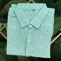 Stylish Men Khadi Cotton Long Sleeves Casual Shirt-thumb1