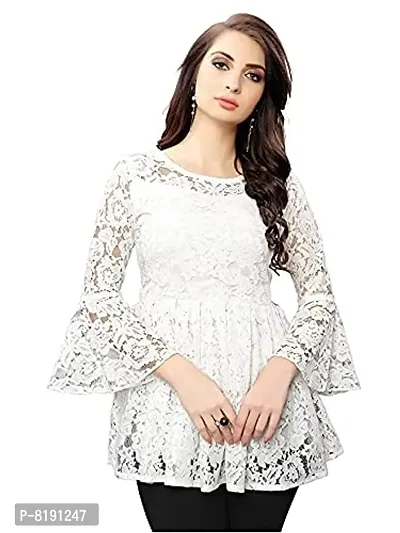 HEMANG Women's Top (HEMANG FASHION_White_Xx-Large)