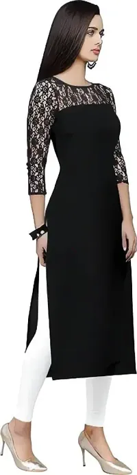 Fancy Crepe Kurti for Women-thumb3