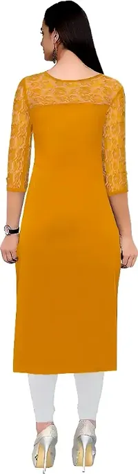 Fancy Crepe Kurti for Women-thumb1