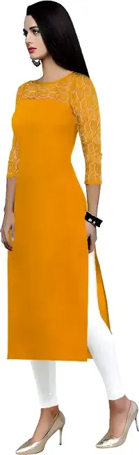 Fancy Crepe Kurti for Women-thumb2