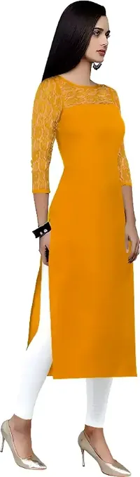 Fancy Crepe Kurti for Women-thumb3