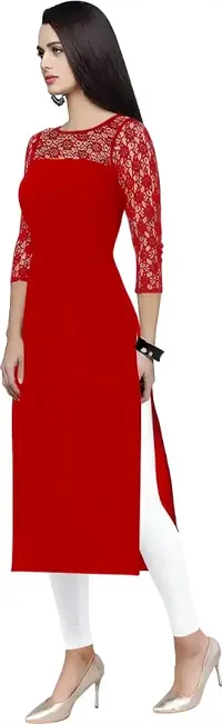 Fancy Crepe Kurti for Women-thumb2