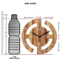 Freny Exim 10"" Inch Wooden Wall Clock (Beige, Small Size, 25cm x 25cm)-027-thumb2