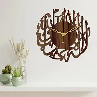 Freny Exim 10"" Inch Wooden Wall Clock (Wenge, Small Size, 25cm x 25cm)-005-thumb4