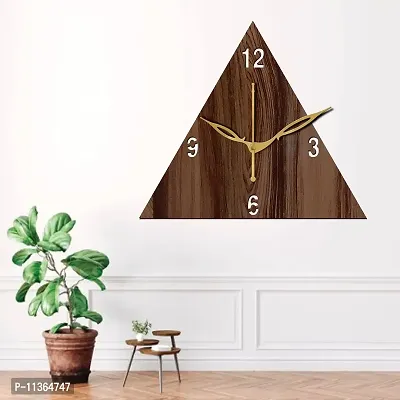 Freny Exim 10"" Inch Wooden Wall Clock (Wenge, Small Size, 25cm x 25cm)-030-thumb2