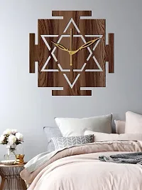 Freny Exim 10"" Inch Wooden Wall Clock (Wenge, Small Size, 25cm x 25cm)-033-thumb4