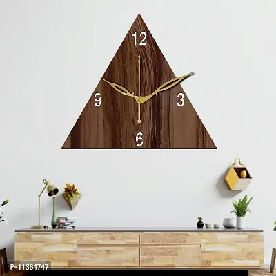 Freny Exim 10"" Inch Wooden Wall Clock (Wenge, Small Size, 25cm x 25cm)-030-thumb5