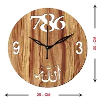 Freny Exim 10"" Inch Wooden Wall Clock (Beige, Small Size, 25cm x 25cm)-044-thumb3