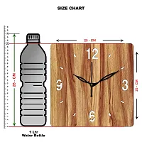 Freny Exim 10"" Inch Wooden Wall Clock (Beige, Small Size, 25cm x 25cm)-007-thumb2