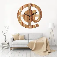 Freny Exim 10"" Inch Wooden Wall Clock (Beige, Small Size, 25cm x 25cm)-013-thumb4