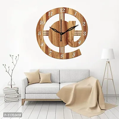 Freny Exim 10"" Inch Wooden Wall Clock (Beige, Small Size, 25cm x 25cm)-013-thumb5