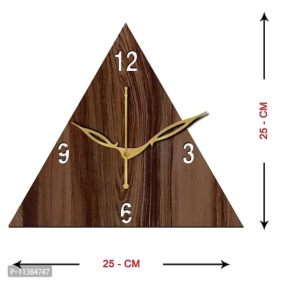 Freny Exim 10"" Inch Wooden Wall Clock (Wenge, Small Size, 25cm x 25cm)-030-thumb4