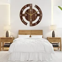 Freny Exim 10"" Inch Wooden Wall Clock (Wenge, Small Size, 25cm x 25cm)-027-thumb1