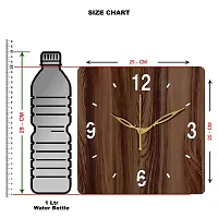 Freny Exim 10"" Inch Wooden Wall Clock (Wenge, Small Size, 25cm x 25cm)-007-thumb2