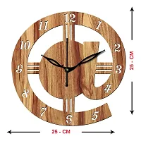 Freny Exim 10"" Inch Wooden Wall Clock (Beige, Small Size, 25cm x 25cm)-013-thumb3