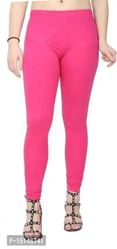 Pink Cotton Lycra Ladies Leggings, Size: Small, Medium, Large at Rs 135 in  Noida