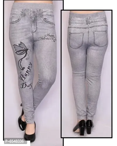 Trusha dresses sales denim lycra jeggings