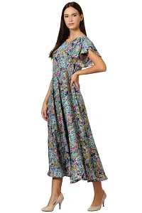 KLOOK Women's A-Line Maxi Dress (kd51l_Aegan Blue_Large)-thumb1