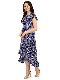 OOMPH! Women's Crepe Wrap Maxi Dress - Navy Blue (md260xl}-thumb2