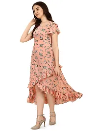 OOMPH! Women's Crepe Wrap Maxi Dress - Blush Pink (md264s}-thumb2