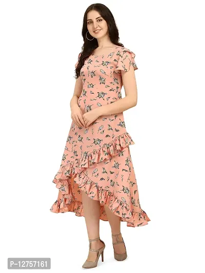 OOMPH! Women's Crepe Wrap Maxi Dress - Blush Pink (md264s}-thumb0