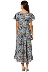 KLOOK Women's A-Line Maxi Dress (kd51l_Aegan Blue_Large)-thumb2