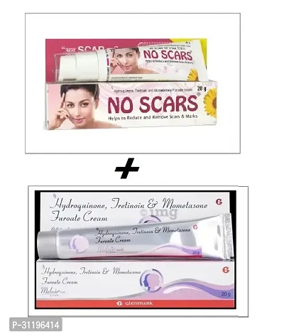 No Scars Tube  cream and Melnor Skin Whitening Cream (combo pack )