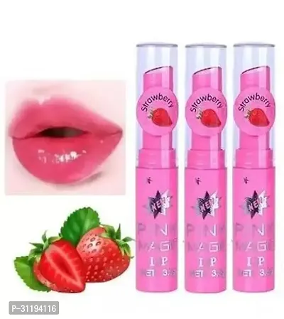 Pink Magic Lip Balm Strawberry Pack Of 3