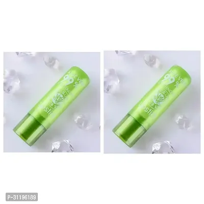 Rsentera Aloe Vera Natural Changing Color Long-Lasting Nourish Protect Lips Care Lip Balm (pack of 2)-thumb0