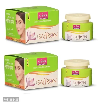 VI - JOHN Saffron Skin Organic Fairness Cream (All Skin) - 50 Gm (Pack of 2 )