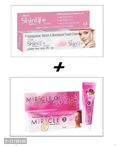 SKINLIFE Cream FOR ACNE and Miracle Shine and Glow Cream ( combo pack )-thumb0