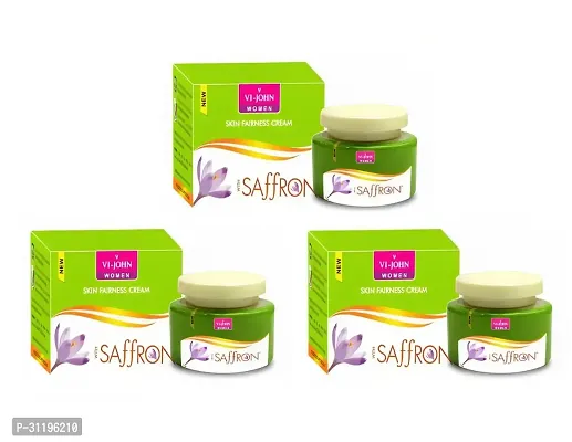 VI-JOHN WOMEN Saffron Advanced Fairness Cream Pack Of 13 (250 g)-thumb0