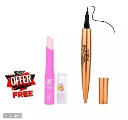 Pink Magic Color Change Lip Balm With Yanqina Wonder Drawing Eyeliner-thumb0