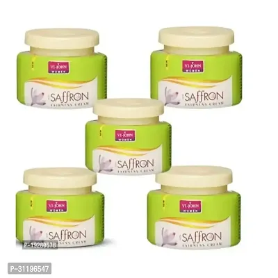 VI-JOHN WOMEN Saffron Advanced Fairness Cream Pack Of 5 (250 g)-thumb0