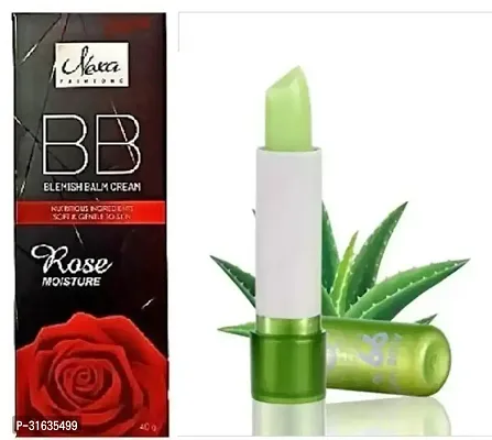 Nexa Bb Rose Foundation with Aloe Vera Lip Balm Pack of 2-thumb0